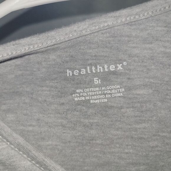 Gray Healthtex Long Sleeve ShirtSize: 5T - Picture 3 of 3